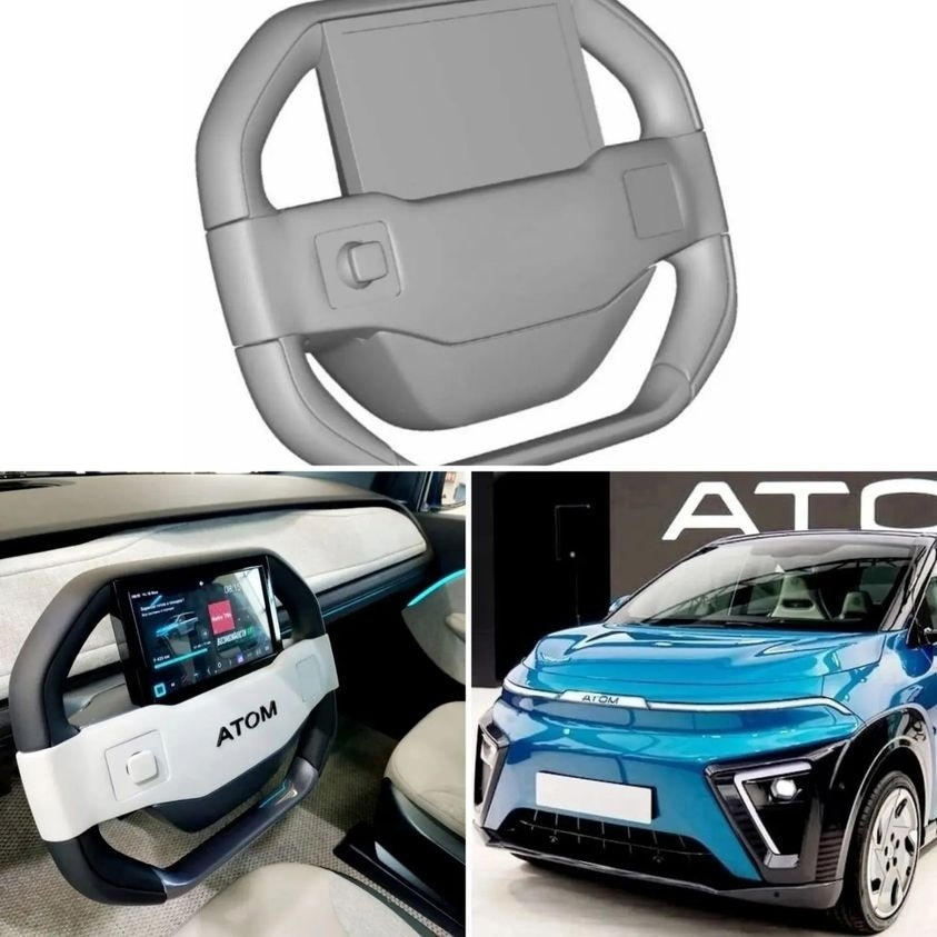 Электрокар "Атом" получил патент на руль с дисплеем