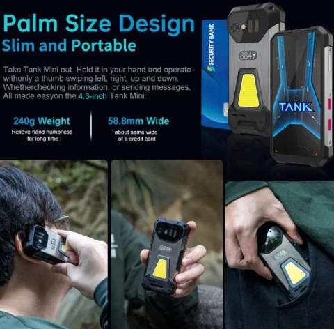 Топовый защищённый мини-смартфон ТАНК