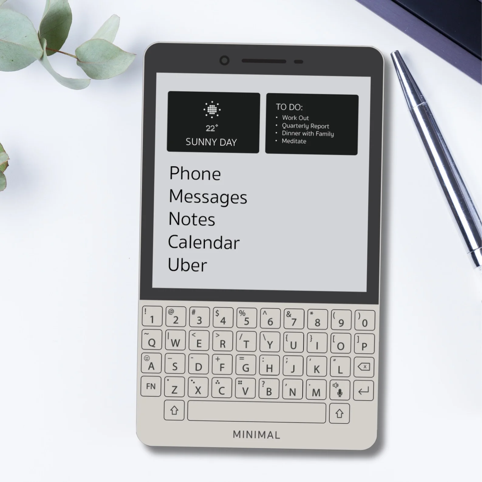 Minimal Phone — смартфон с E Ink и QWERTY