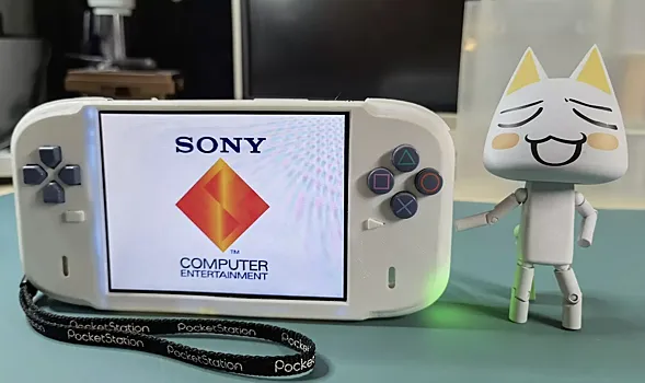 Появилась портативная PlayStation 1 из оригинального железа консоли